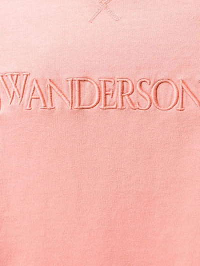 Shop Jw Anderson J.w. Anderson Men's Pink Cotton Sweatshirt