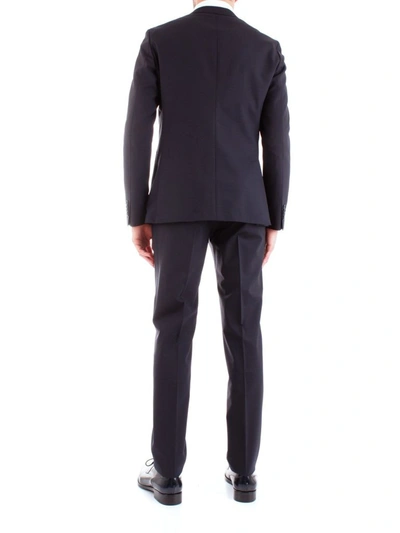 Shop Corneliani Men's Blue Wool Suit
