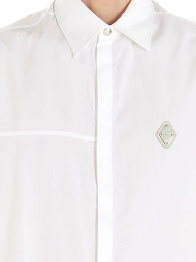 Shop A-cold-wall* Men's White Polyamide Shirt