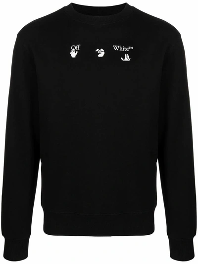 Shop Off-white Black Sweatshirt