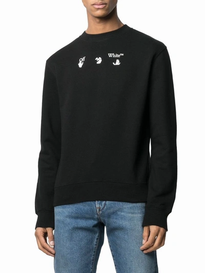 Shop Off-white Black Sweatshirt