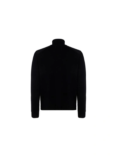 Shop Prada Men's Black Other Materials Sweater