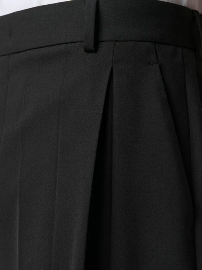 Shop Valentino Men's Black Polyester Shorts