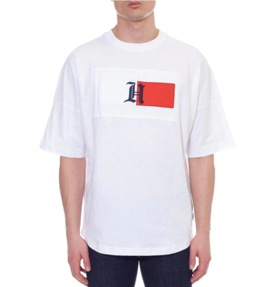 Shop Tommy Hilfiger Men's White Cotton T-shirt