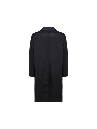 Shop Prada Men's Black Other Materials Coat