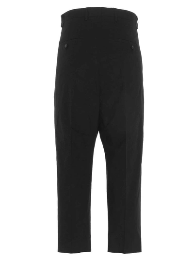 Shop Rick Owens Men's Black Other Materials Pants