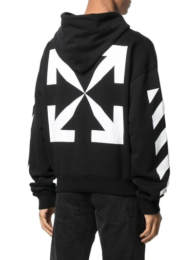 Shop Off-white Men's Black Cotton Sweatshirt