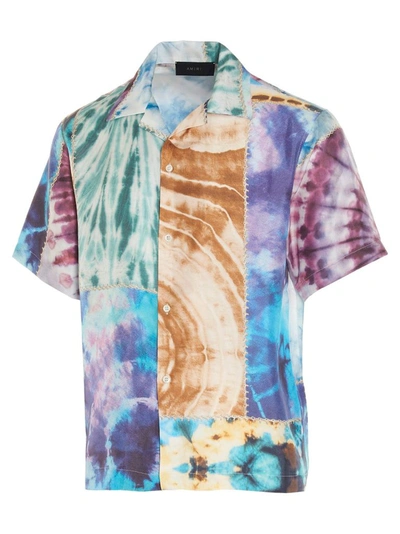 Shop Amiri Men's Multicolor Silk Shirt