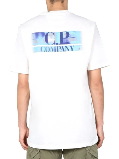 Shop C.p. Company Cp Company Men's White Cotton T-shirt