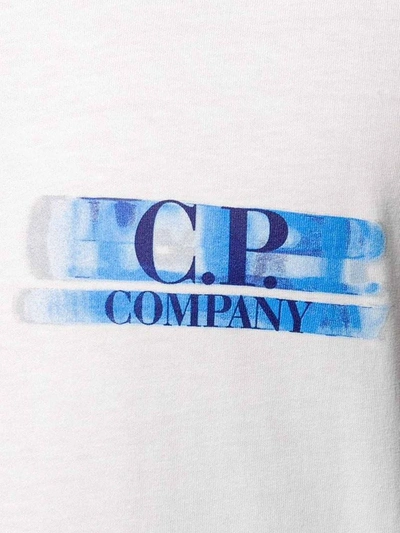 Shop C.p. Company Cp Company Men's White Cotton T-shirt