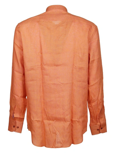Shop Etro Men's Orange Other Materials Shirt