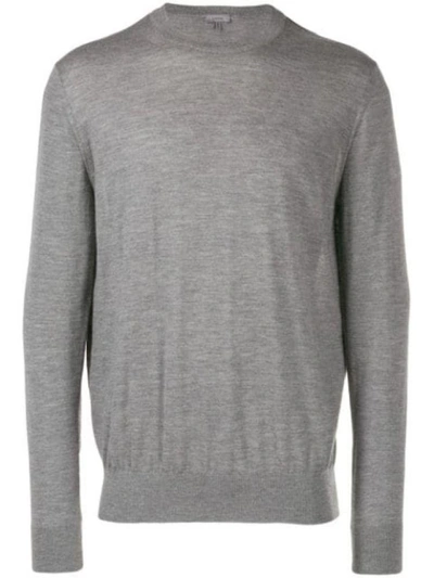 Shop Lanvin Men's Grey Cashmere Sweater