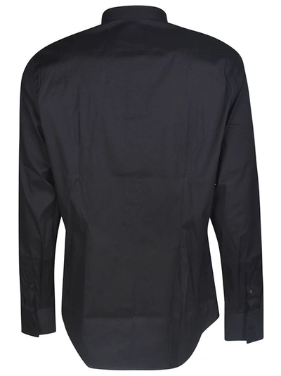 Shop Prada Men's Black Cotton Shirt