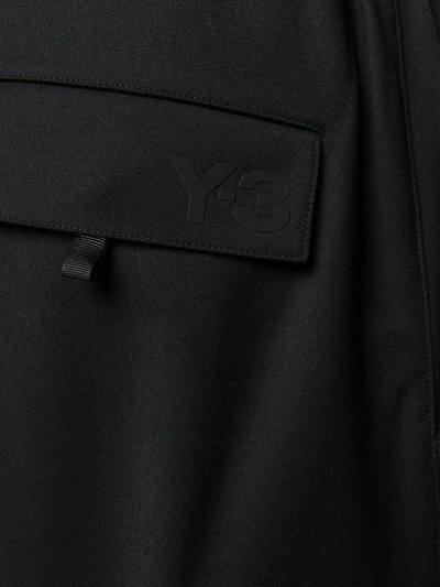 Shop Adidas Y-3 Yohji Yamamoto Men's Black Wool Joggers