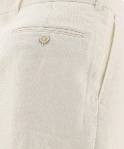Shop Maison Margiela Men's White Other Materials Pants
