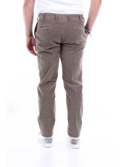 Shop Incotex Men's Brown Cotton Pants