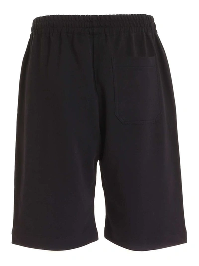 Msgm Logo-print Shorts In Black