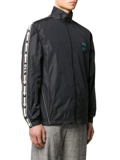 Shop Off-white Men's Black Polyamide Outerwear Jacket