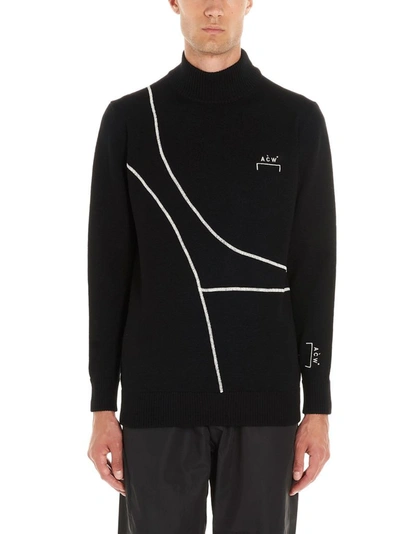 Shop A-cold-wall* Men's Black Wool Sweater