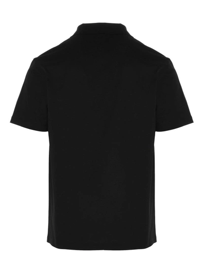 Shop Versace Men's Black Other Materials Polo Shirt