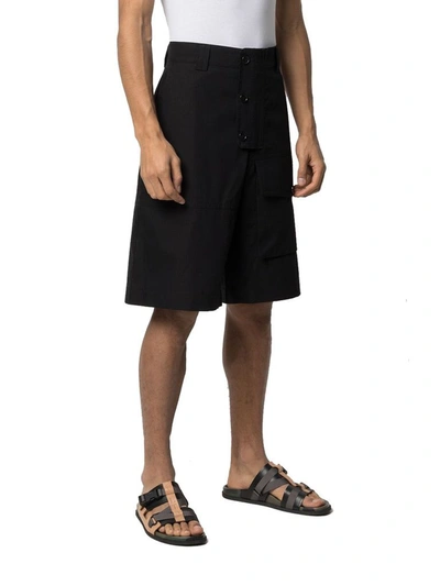 Shop Jacquemus Men's Black Cotton Shorts