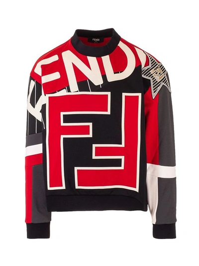 Shop Fendi Red Sweatshirt