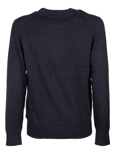 Shop Tommy Hilfiger Men's Blue Wool Sweater