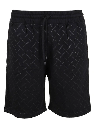 Shop Marcelo Burlon County Of Milan Marcelo Burlon Men's Black Cotton Shorts