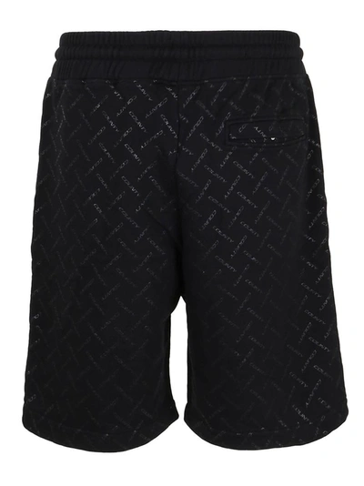 Shop Marcelo Burlon County Of Milan Marcelo Burlon Men's Black Cotton Shorts