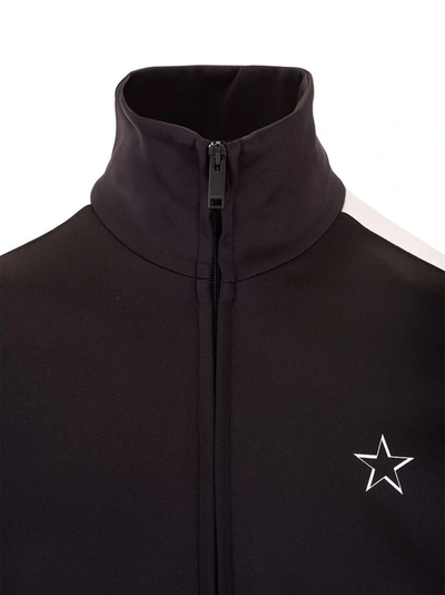 Shop Valentino Men's Black Polyamide Sweatshirt