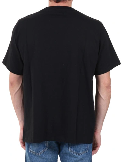 Shop 424 Printed T-shirt In Black