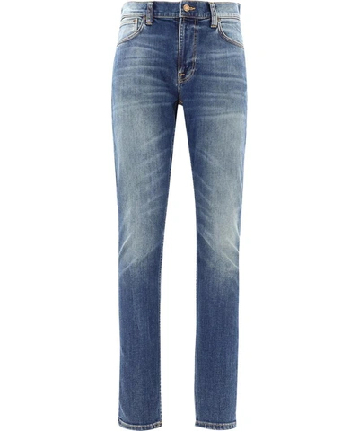 Shop Nudie Jeans "lean Dean" Jeans In Blue