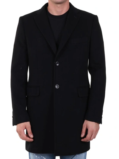 Shop Tonello Wool Coat Black