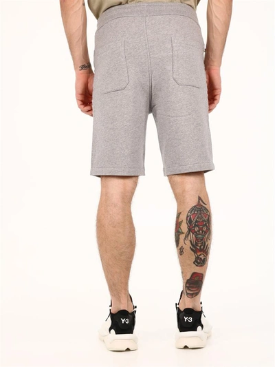 Shop Balmain Bermuda Shorts Gray In Grey