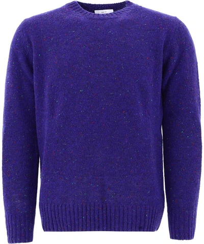 Shop Gm 77 Lamb Wool Sweater In Blue