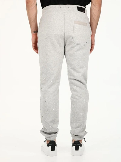 Shop Amiri Gray Cotton Jogging Pants In Grey