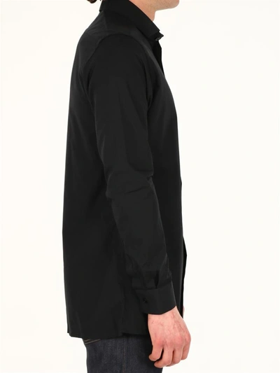 Shop Alyx Logo Cotton Shirt In Black