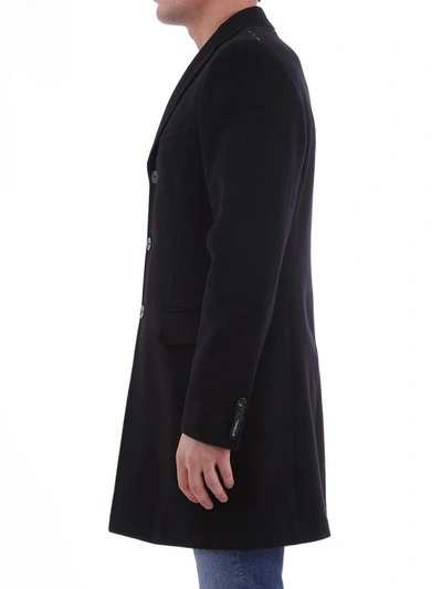 Shop Tonello Coat Black Wool