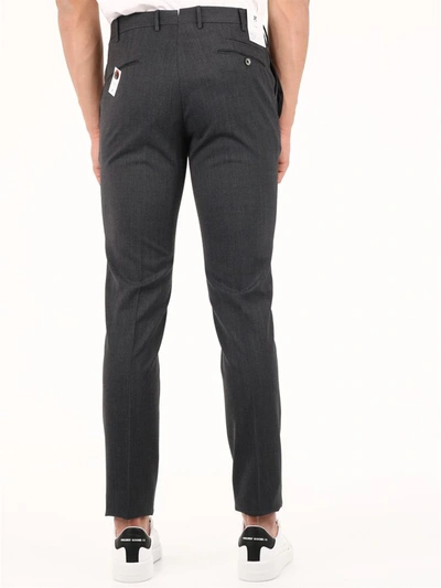 Shop Pt01 Traveler Trousers Gray In Grey