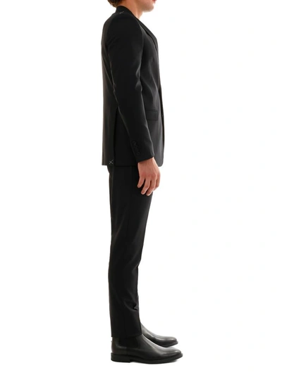 Shop Tonello Suit In Black Wool