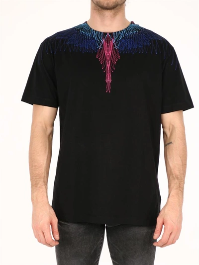 Shop Marcelo Burlon County Of Milan Wings T-shirt Black