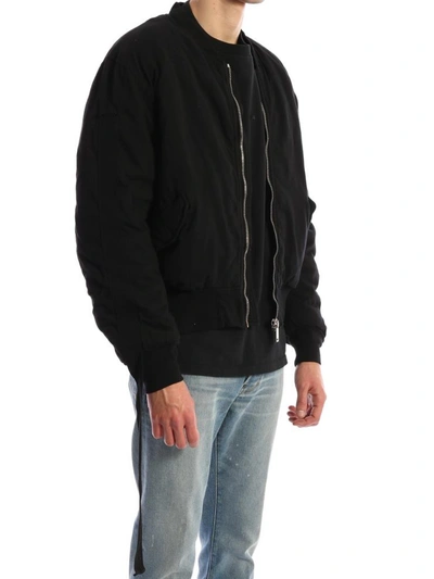 Shop 424 Black Bomber Jacket