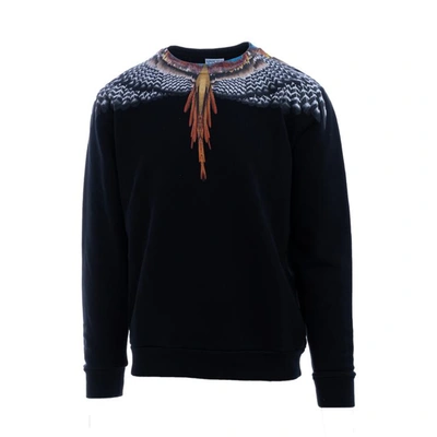 Shop Marcelo Burlon County Of Milan Marcelo Burlon Sweaters In Black - Orange