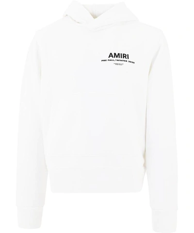 Shop Amiri "pre Fw20" Hoodie In White