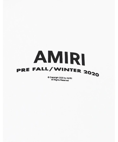 Shop Amiri "pre Fw20" Hoodie In White