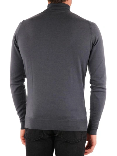 Shop John Smedley Merino Wool Sweater Gray In Grey