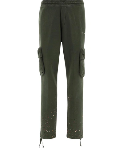 Shop Off-white "vintage Paint" Cargo Pants In Green