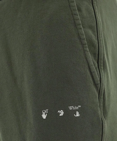 Shop Off-white "vintage Paint" Cargo Pants In Green