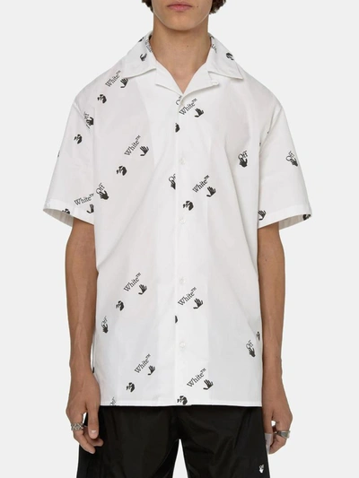 Shop Off-white Logo Shirt White