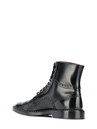 Shop Dolce & Gabbana Boot Full Brogue In Black